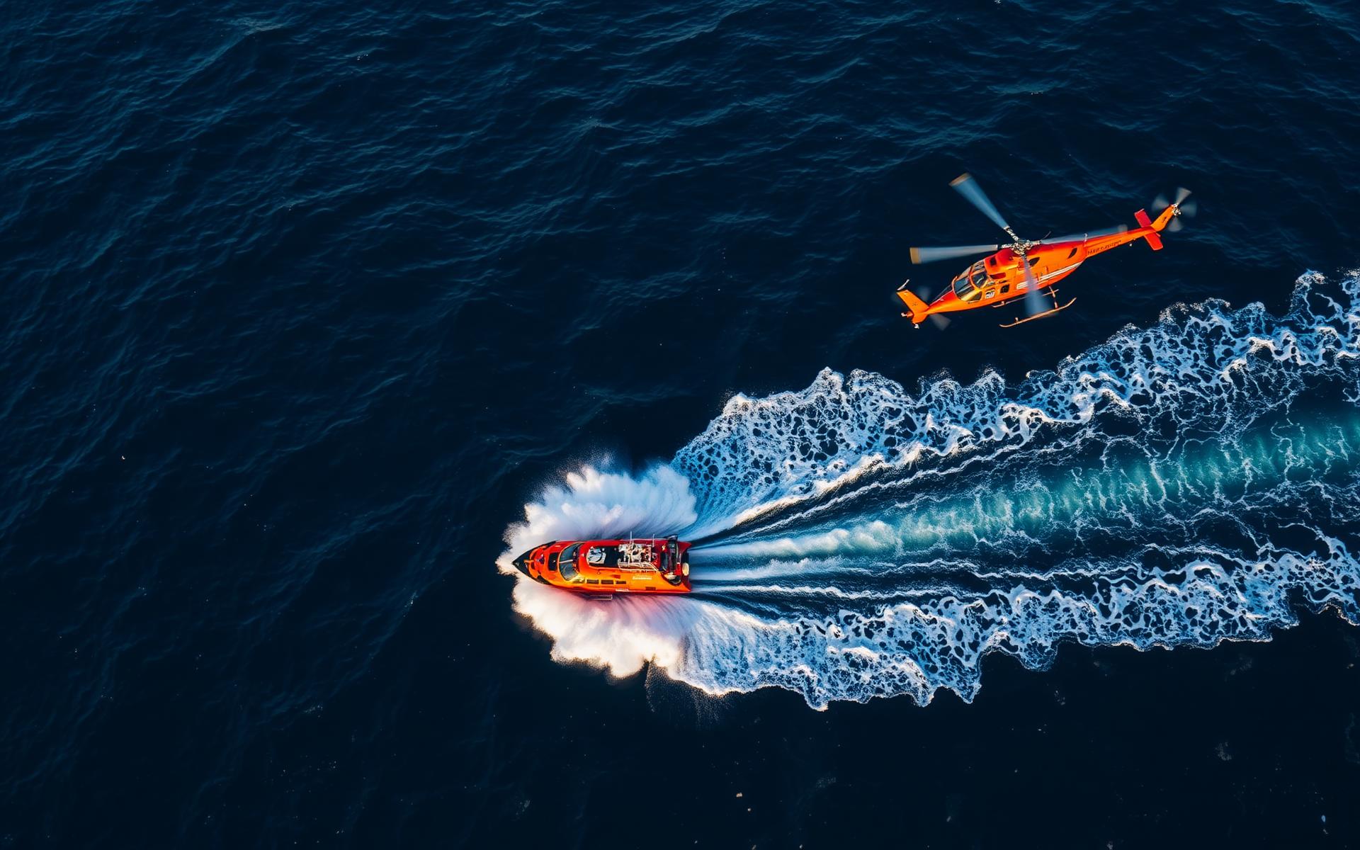 Opération SAR en mer